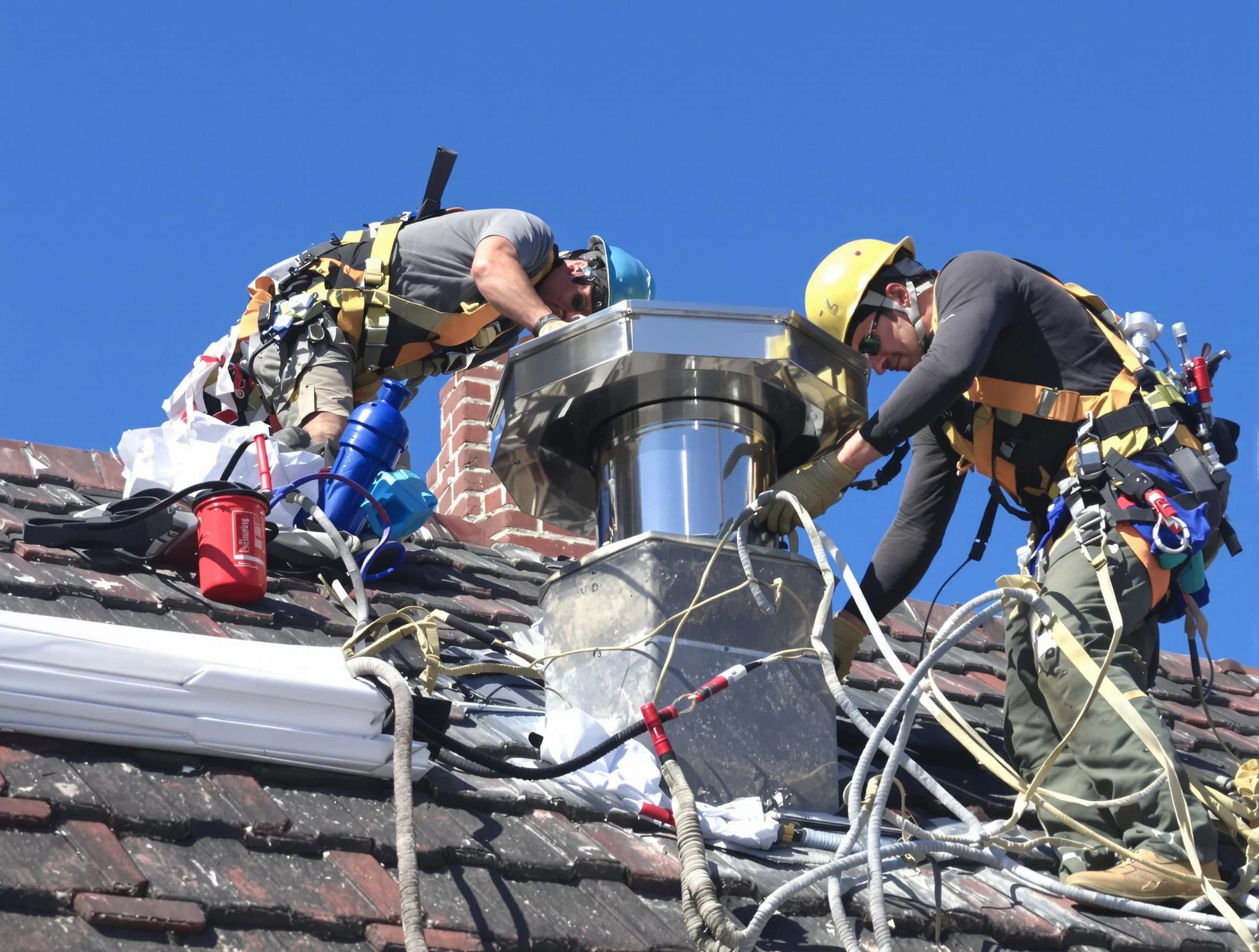 Protective chimney cap installed by North Brunswick Chimney Sweep in North Brunswick, NJ