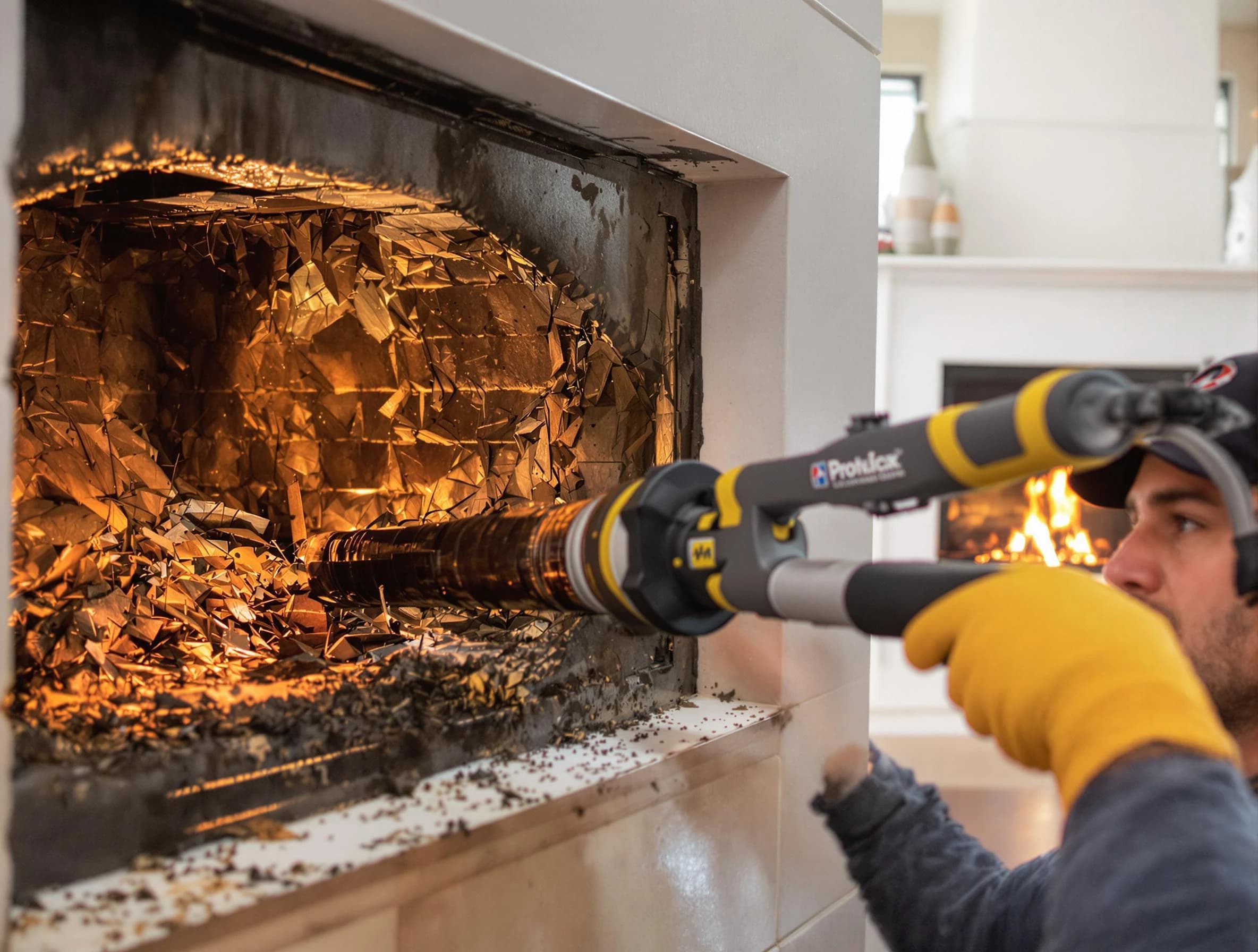 Professional chimney cleaning by North Brunswick Chimney Sweep in North Brunswick, NJ