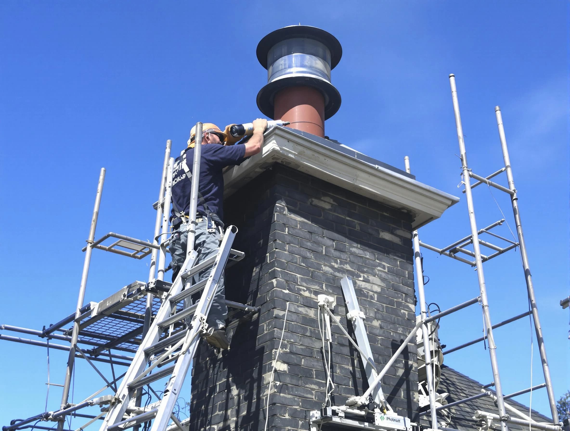 Sturdy chimney crown finished by North Brunswick Chimney Sweep in North Brunswick, NJ