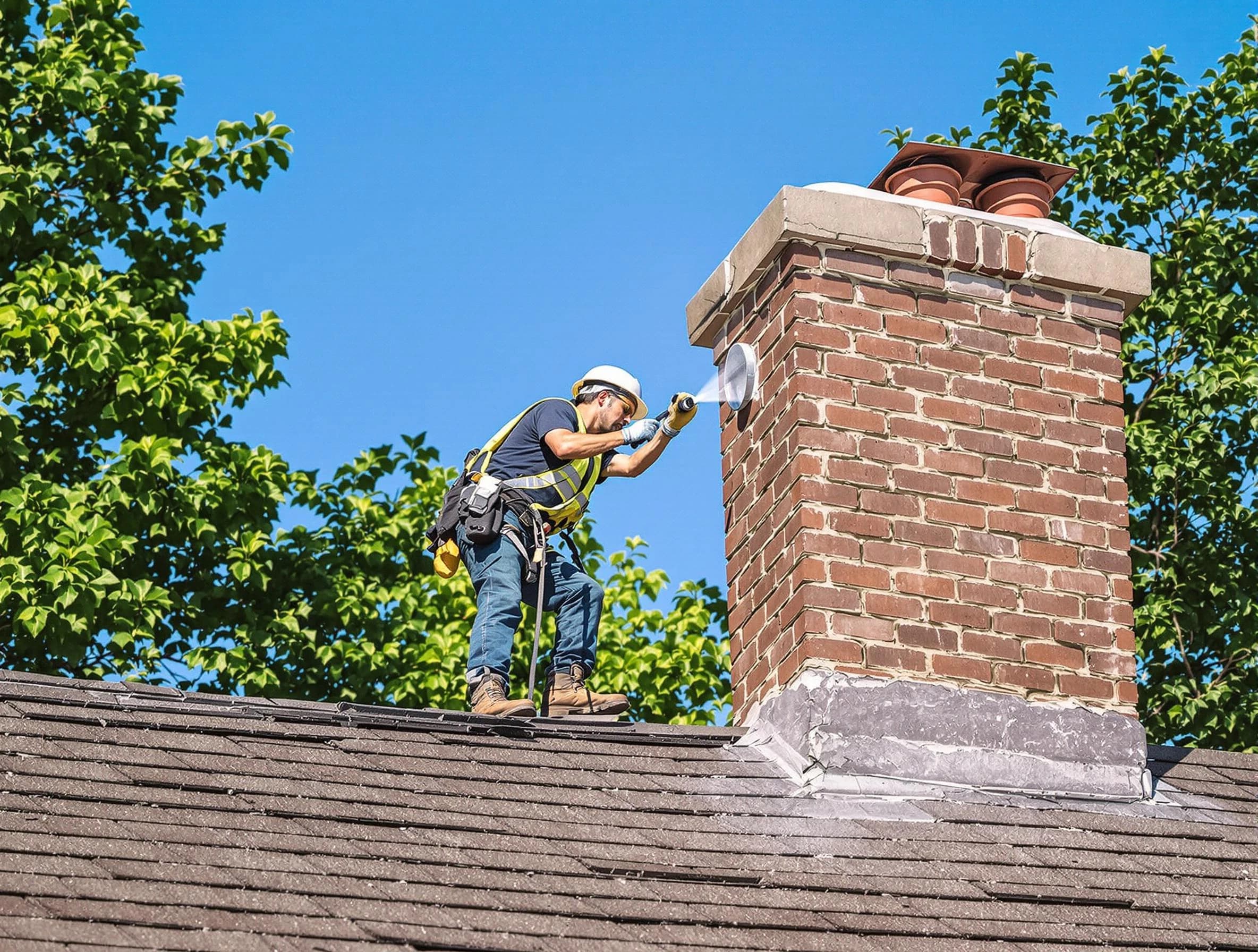 North Brunswick Chimney Sweep performing an inspection with advanced tools in North Brunswick, NJ